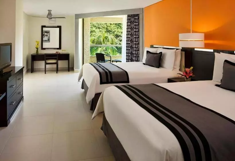 景色の見えるデラックスルーム, Dreams Huatulco Resort & Spa