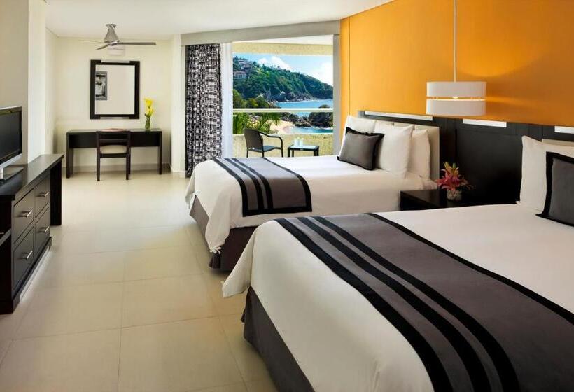 景色の見えるデラックスルーム, Dreams Huatulco Resort & Spa