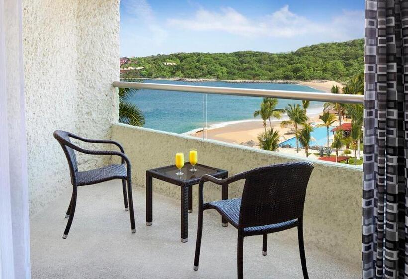 キングサイズベッド、ビュー付きデラックスルーム, Dreams Huatulco Resort & Spa