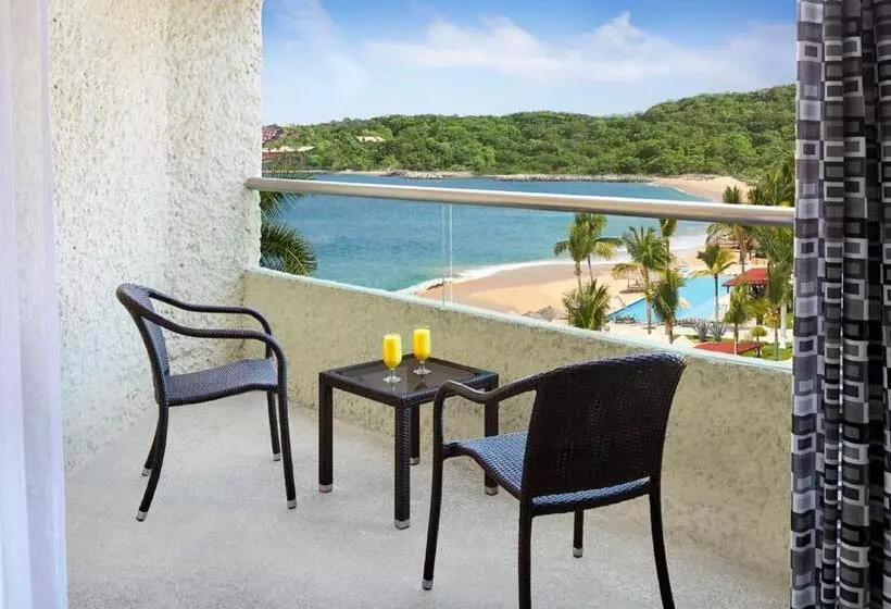 キングサイズベッド、ビュー付きデラックスルーム, Dreams Huatulco Resort & Spa