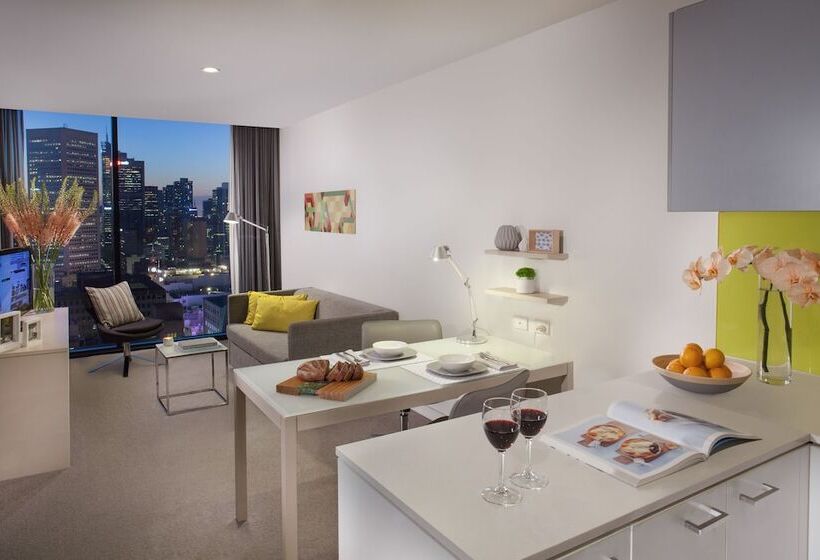 Апартаменты Deluxe 2 Спальни, Citadines On Bourke Melbourne