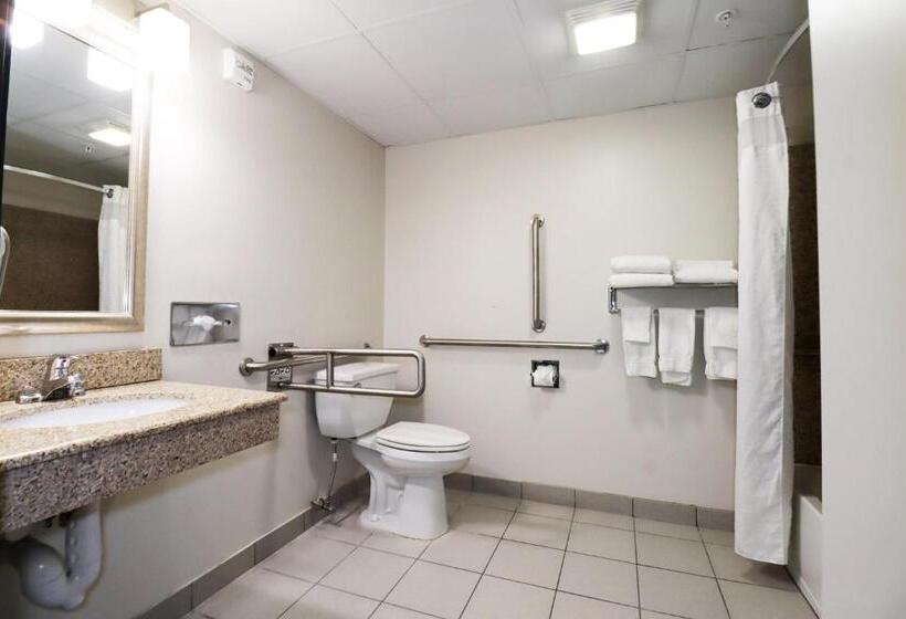 장애인을 위한 퀸사이즈 스탠다드 룸, Holiday Inn Express And Suites Meriden, An Ihg