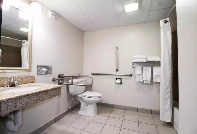 身障者適用クイーンサイズベッドルーム, Holiday Inn Express And Suites Meriden, An Ihg