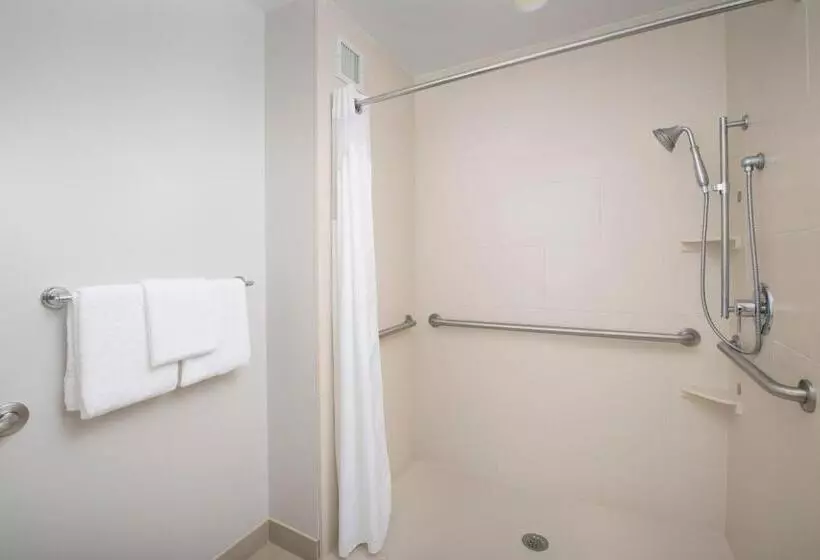 身障者適用キングサイズベッドルーム, Holiday Inn Express Jacksonville Beach, An Ihg