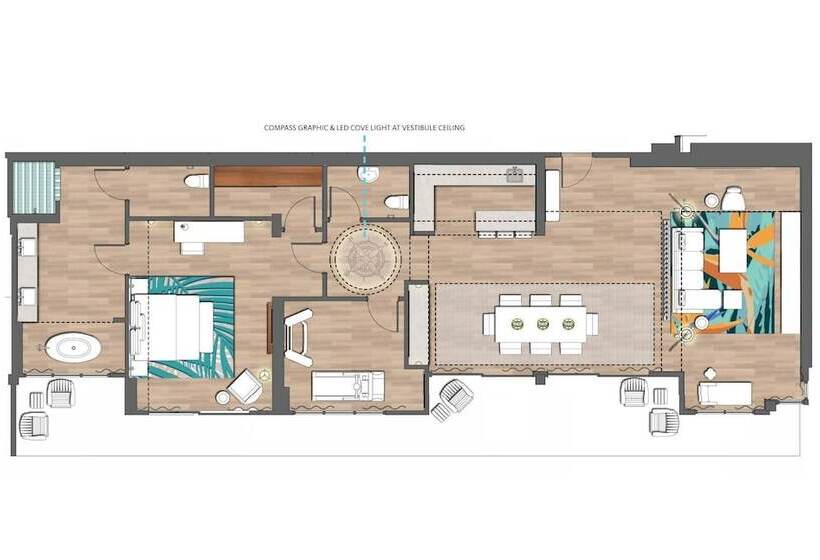 总统套房, Margaritaville Lake Resort, Lake Conroe