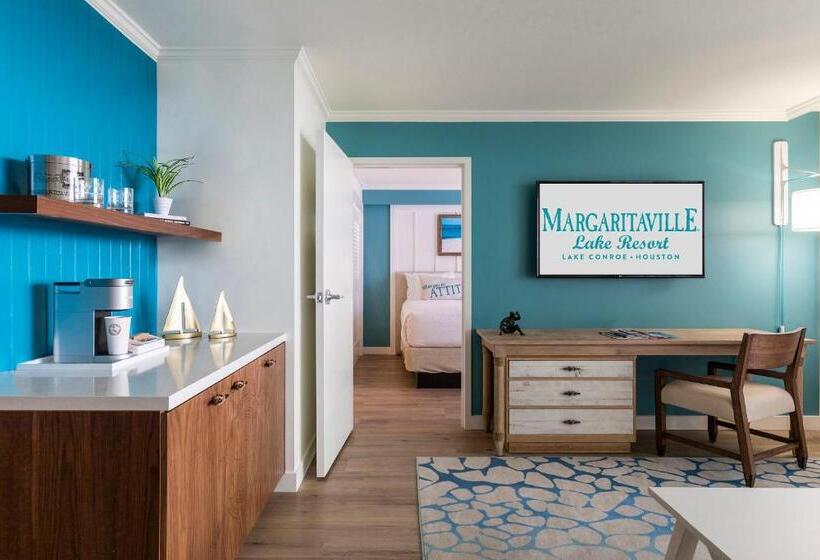장애인을 위한 킹사이즈 침대 스탠다드 룸, Margaritaville Lake Resort, Lake Conroe