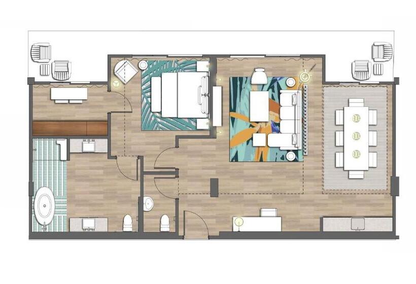 장애인을 위한 스위트, Margaritaville Lake Resort, Lake Conroe