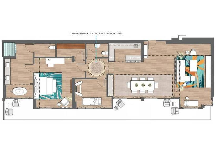总统套房, Margaritaville Lake Resort, Lake Conroe