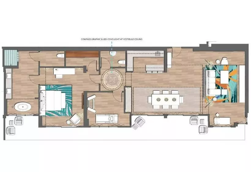 Presidenttisviitti, Margaritaville Lake Resort, Lake Conroe