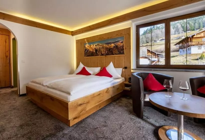 Superior-huone Parveke, Alpenhotel Denninglehen