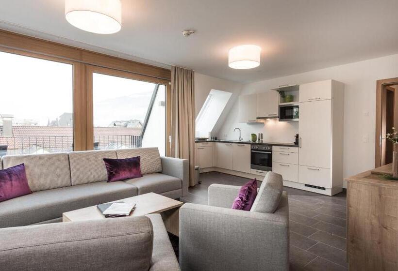 1침실 펜트하우스 아파트, Alpenparks Hotel & Apartment Central Zell Am See