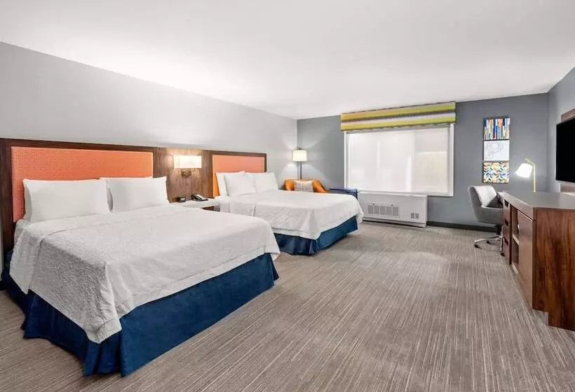 身障者適用スタンダードルーム, Hampton Inn & Suites Fairbanks