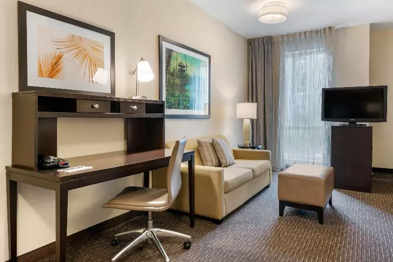 キングサイズベッドのスタンダードルーム, Homewood Suites By Hilton Pittsburgh Southpointe