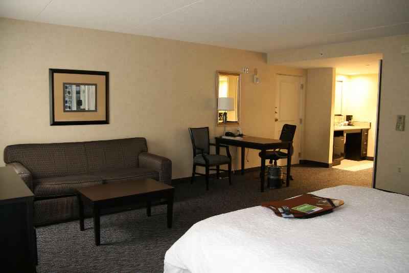 带大床的标准工作室, Hampton Inn Doylestown