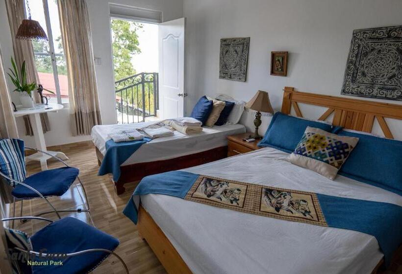 اتاق استاندارد سه تخته با چشمانداز باغ, Santo Cerro Natural Park