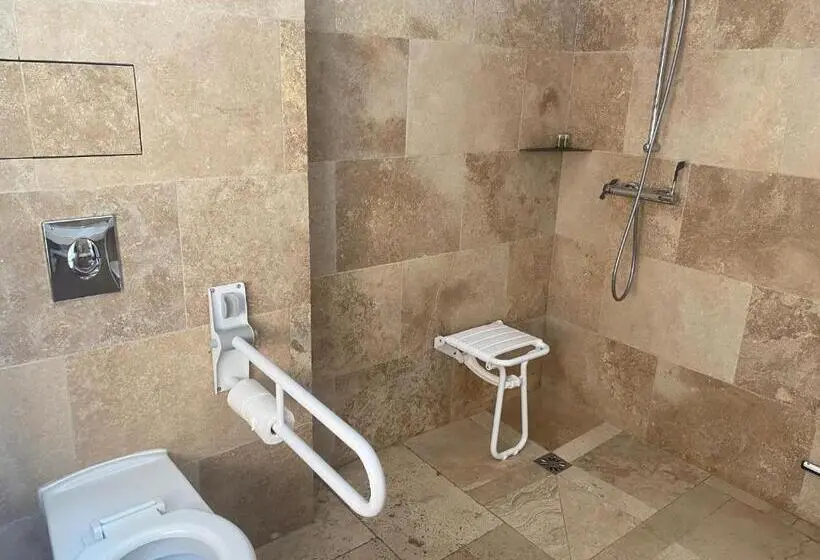 身障者適用キングサイズベッドルーム, Domaine De La Nerthe  Hotel Provence Mediterranee