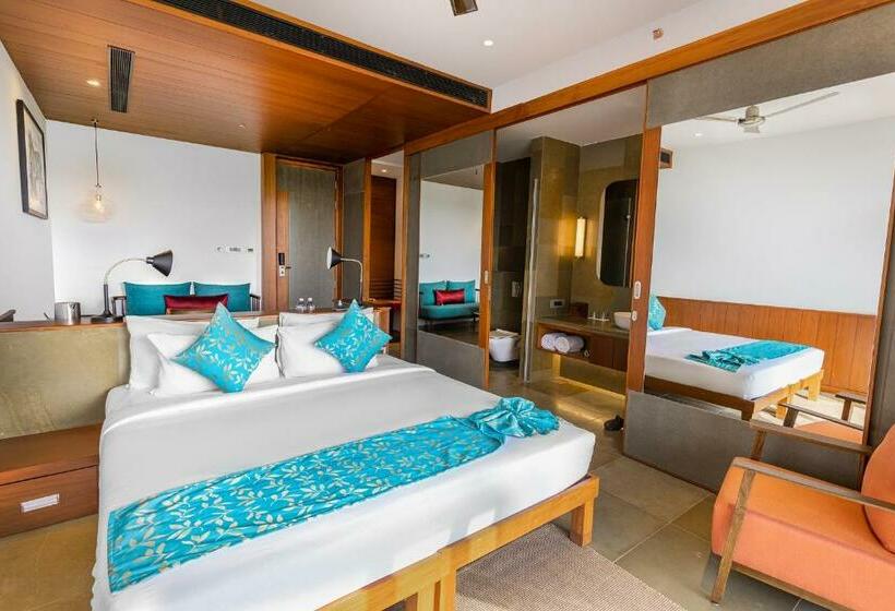 חדר דלוקס עם מרפסת, Saptha Resort And Spa