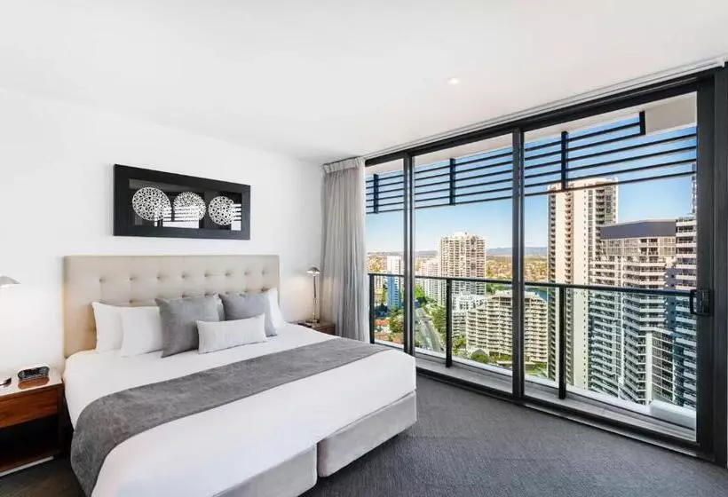 آپارتمان 2 خوابه با چشم‌انداز دریا, Peppers Broadbeach