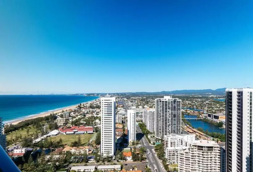 آپارتمان 2 خوابه با چشم‌انداز دریا, Peppers Broadbeach