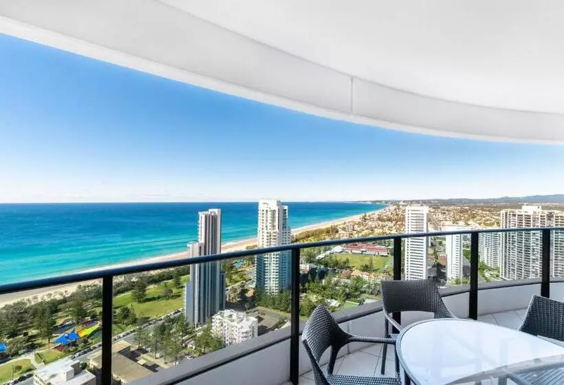 آپارتمان 2 خوابه با چشم‌انداز دریا, Peppers Broadbeach