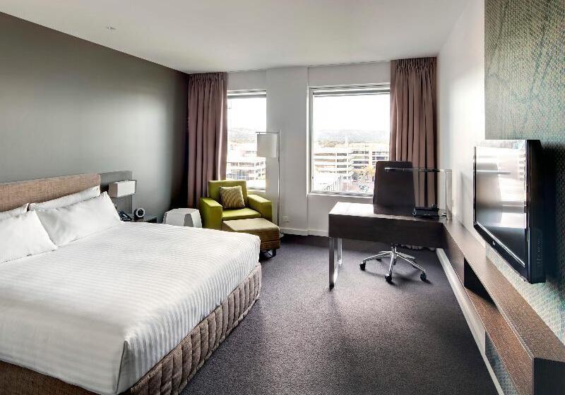 חדר דלוקס,מיטת קינג עם נוף לעיר, Pullman Adelaide