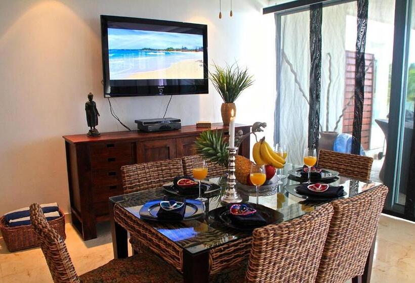 带2个卧室带海景的公寓, The Elements Oceanfront & Beachside Condo