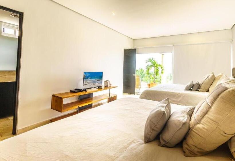 带1个卧室的顶楼公寓, The Elements Oceanfront & Beachside Condo