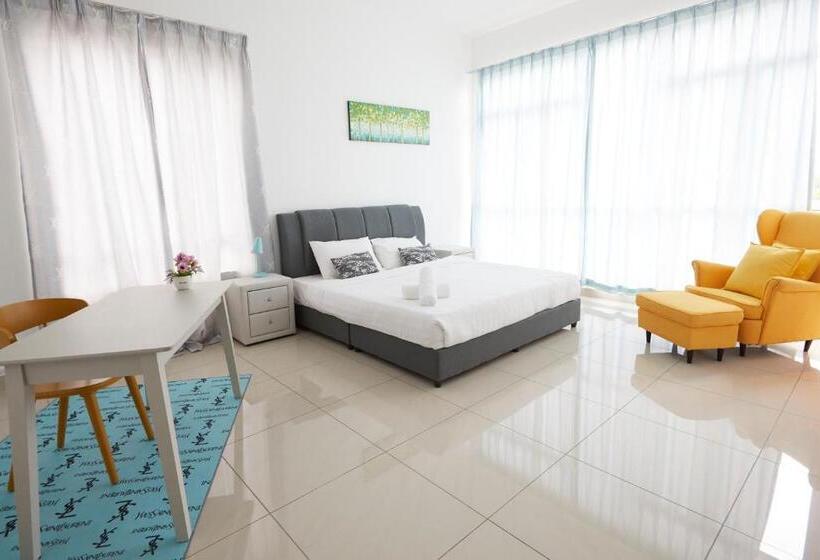 غرفة قياسية مطلّة علي الحديقة, Desaru Arcadia Villa By Convergence