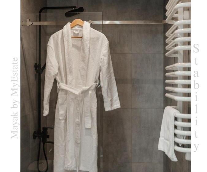 آپارتمان 1 خوابه با تراس, Aparthotel Mayak Yablunytsia