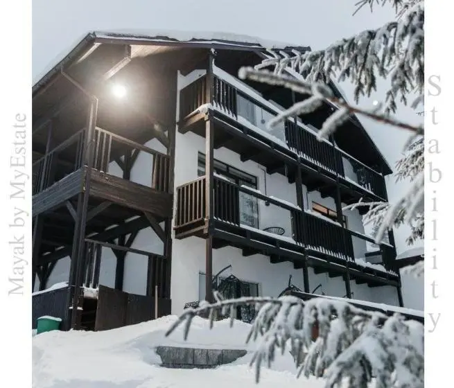 景色の見える一ベッドルームアパートメント, Aparthotel Mayak Yablunytsia