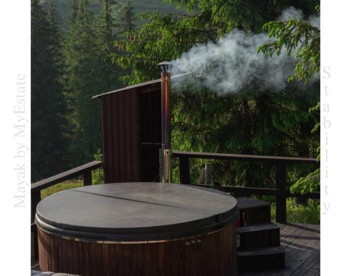 آپارتمان 1 خوابه با تراس, Aparthotel Mayak Yablunytsia