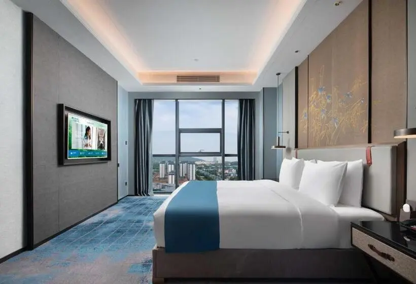 キングサイズベッドのデラックススイート, Wyndham Changzhou Liyang