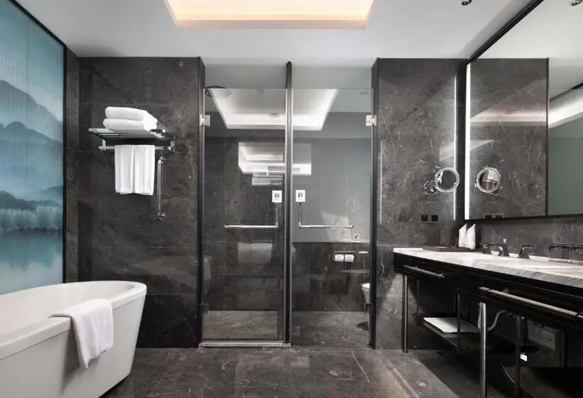キングサイズベッドのデラックススイート, Wyndham Changzhou Liyang