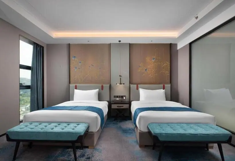 シティビューのデラックスルーム, Wyndham Changzhou Liyang