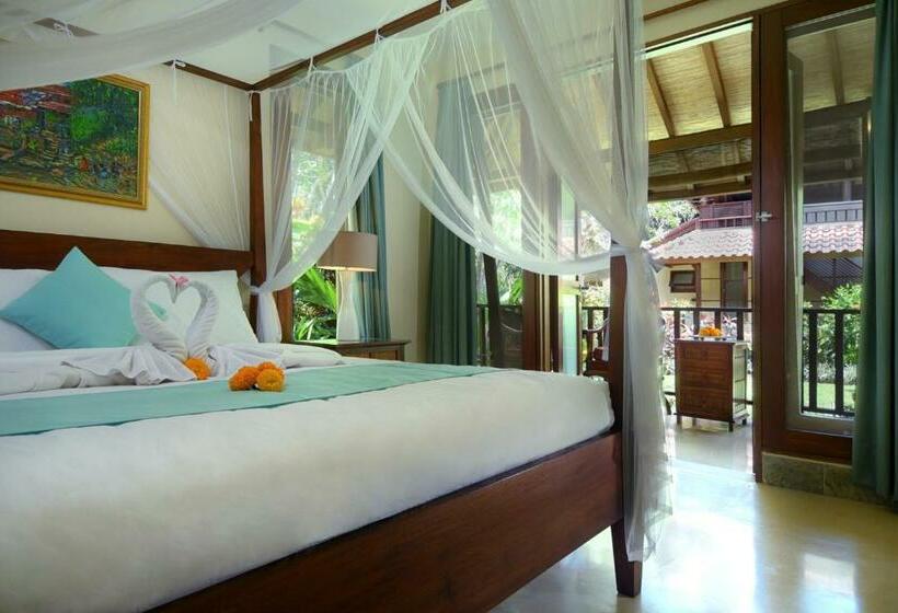 חדר סטנדרט עם מרפסת, Rumah Ganesha Ubud