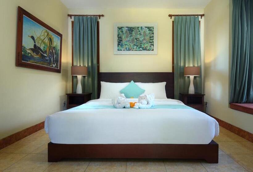 חדר סטנדרט עם מרפסת, Rumah Ganesha Ubud