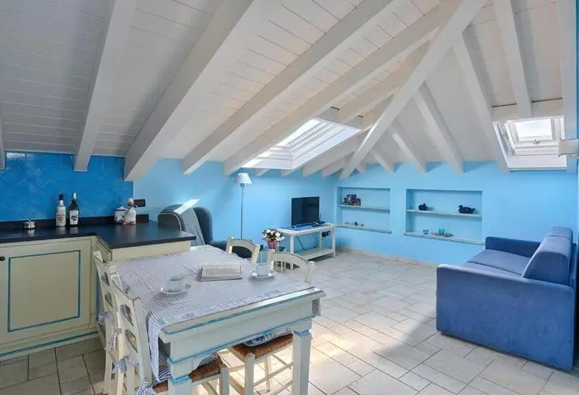آپارتمان 1 خوابه با چشم‌انداز دریا, Casa Vacanze Nel Giardino Di Renzo   Mareri Apartments