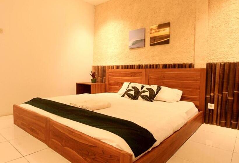 غرفة ديلوكس مطلّة علي البحر مزوَّدة بشُرفة, Cabana Surf And Stay