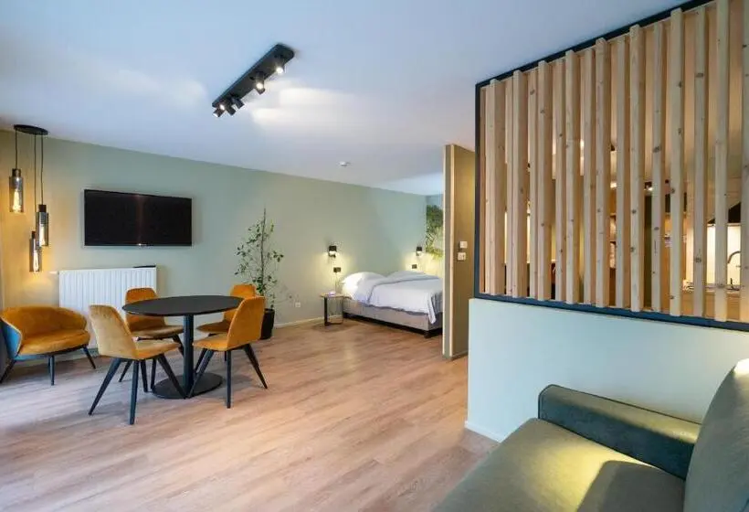 １ベッドルームのデラックスアパートメント, Appart Hôtel En Ville