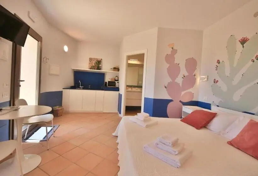 オーシャンビューデラックスルームバルコニー付き, Dolcevita Egadi Eco Resort