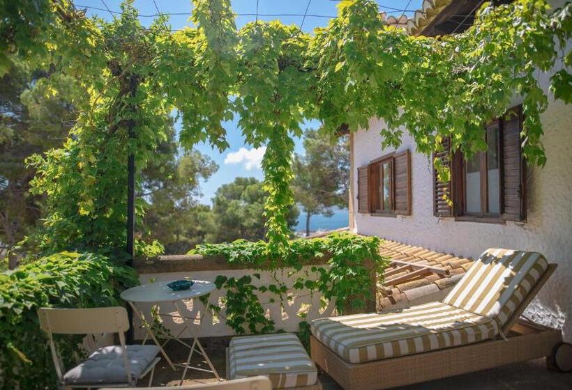 オーシャンビューデラックスルームバルコニー付き, Villa Dora