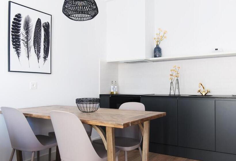 آپارتمان 1 خوابه با بالکن, Santa Catalina Suites Gijón