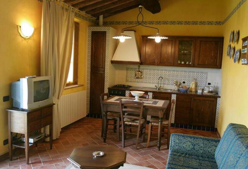 آپارتمان 1 خوابه با چشم‌انداز استخر, Agriturismo Renaccino