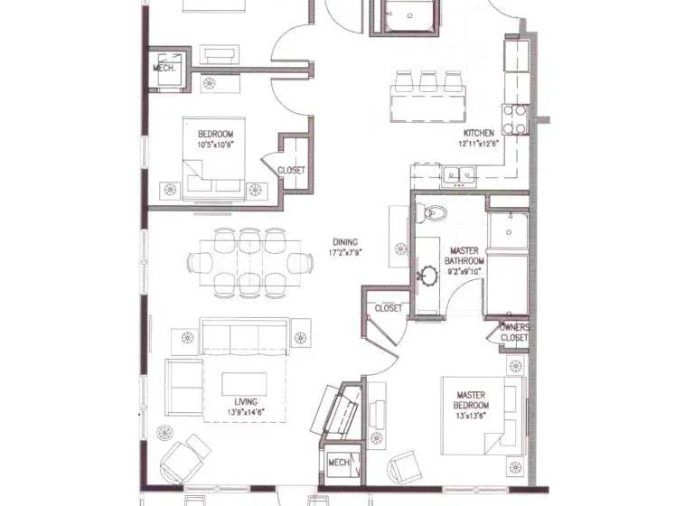 ３ベッドルームアパートメント, Remodeled Ski In Out   305 Soaring Eagle   Luxury!