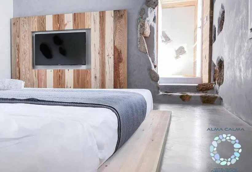 オーシャンビューデラックスルームバルコニー付き, Alma Calma Hotel Rural