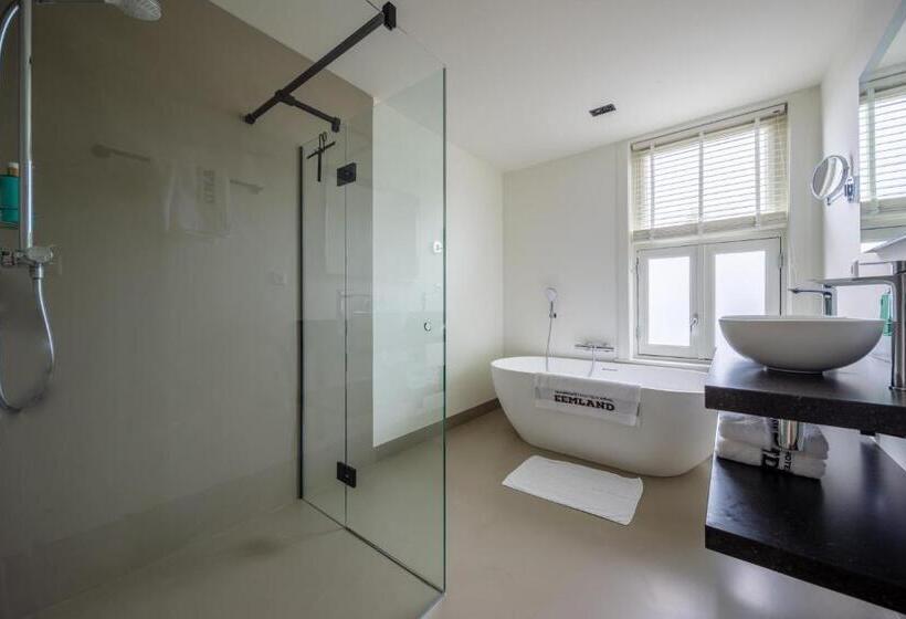 주니어 스위트 발코니, Grandcafé Boutique Hotel Eemland