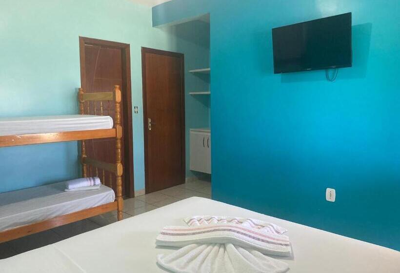 발코니가 있는 4인용 스탠다드 룸, Pousada E Restaurante Palomar