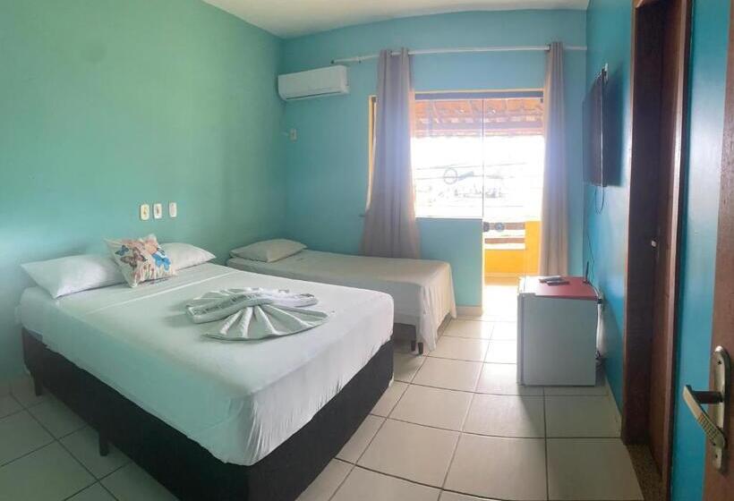 수피리어 트리플룸 바다 전망, Pousada E Restaurante Palomar