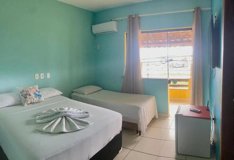 수피리어 트리플룸 바다 전망, Pousada E Restaurante Palomar