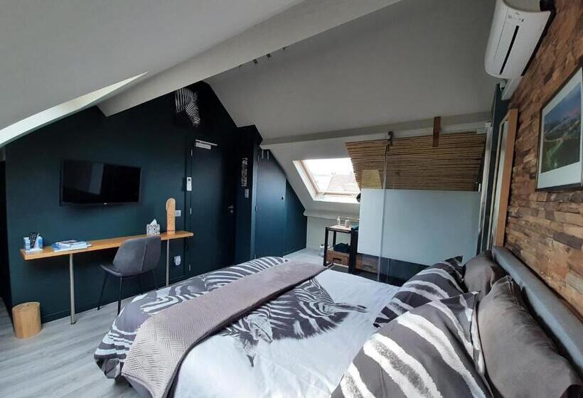 חדר דלוקס, Groot Genoegen   50 North   With Airco